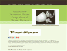 Tablet Screenshot of placentamom.com